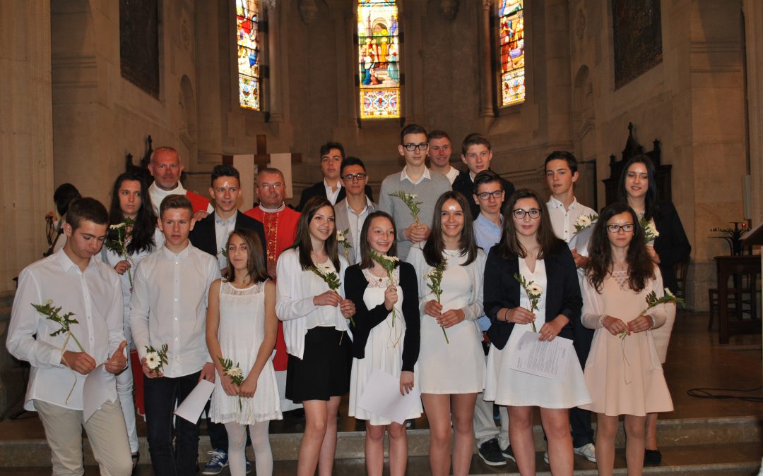 Confirmation à St Martin le 08 mai 2016