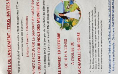 FETE DE LANCEMENT DU KT CE1 : TOUS INVITES !