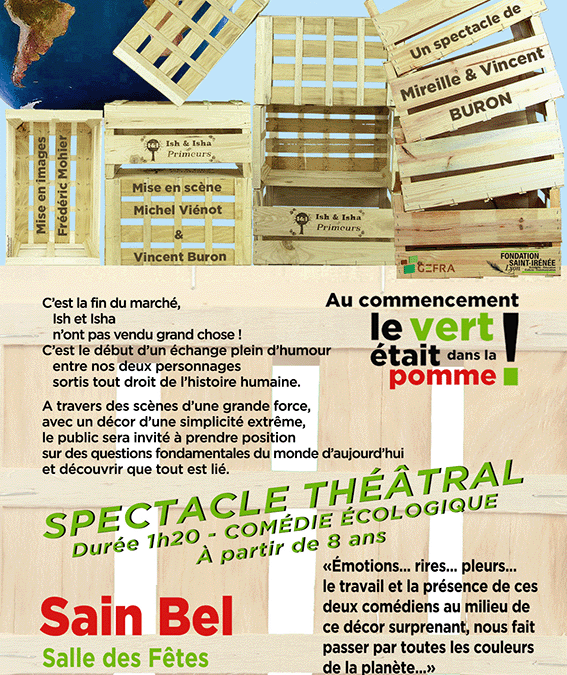 au commencement le vert était dans la pomme !