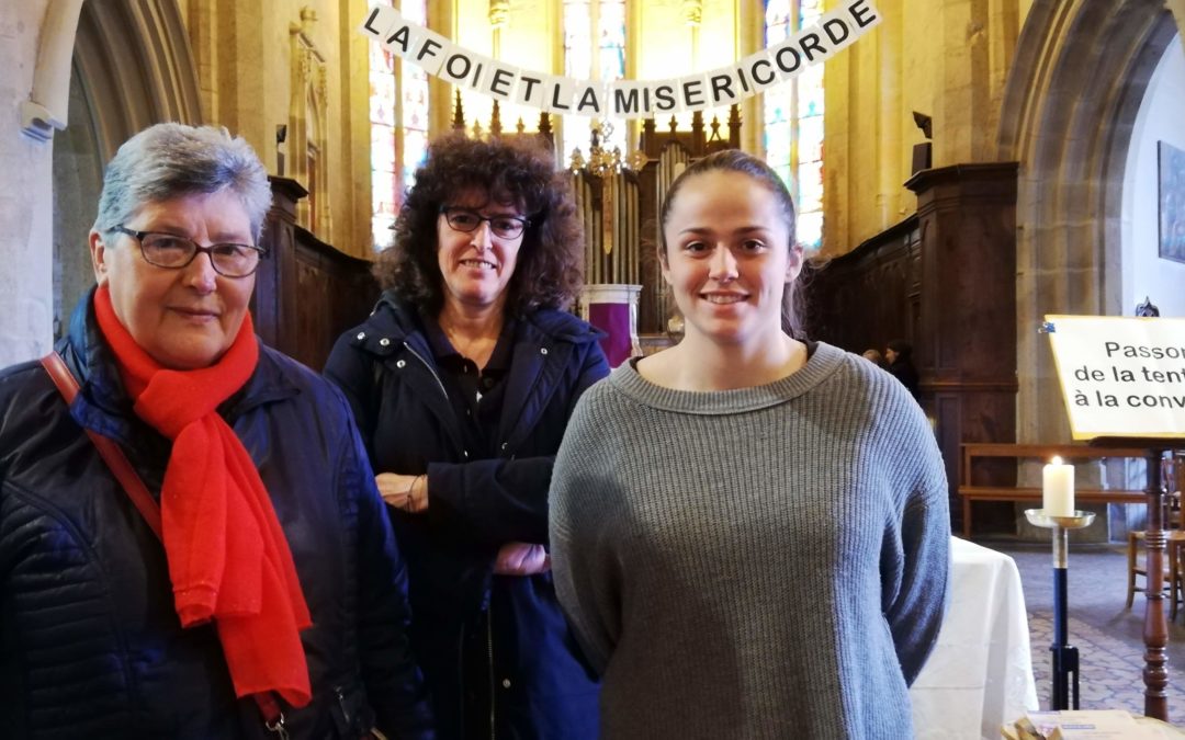 Première étape de baptême pour Lola