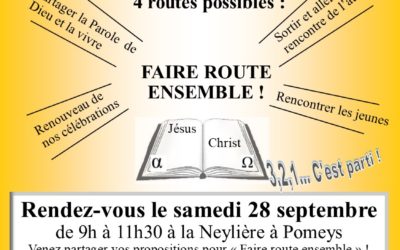 Grand rassemblement de la paroisse Sainte Thérèse des Hauts du Lyonnais