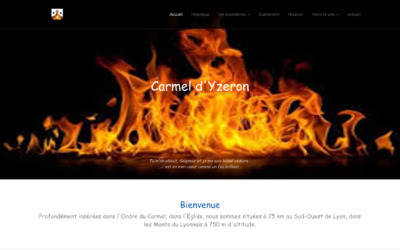 Site internet du carmel d&rsquo;Yzeron
