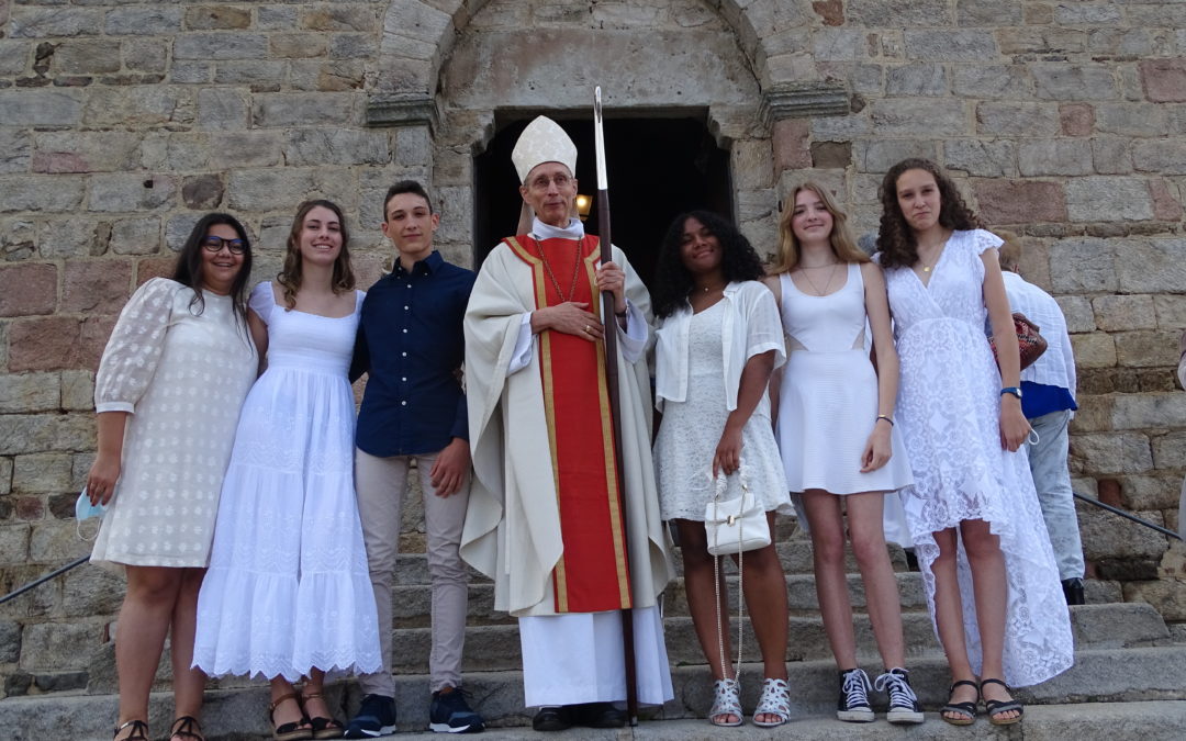 Confirmation à St Symphorien sur Coise le 11 juillet 2021