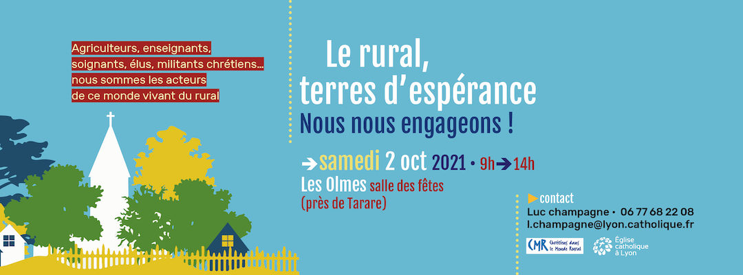 samedi 2 octobre : journée diocésaine; le rural, terres d’espérance